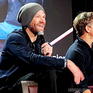Jared Padalecki Middle Finger GIF