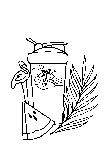 Beach Vacation Sticker by Donut Destroyer