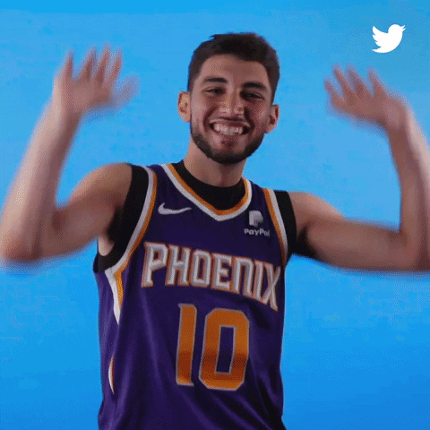 Phoenix Suns Smile GIF by Twitter