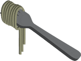 Pasta Spaghetti Sticker by Explore Cuisine