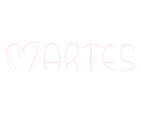 Man Hand writing Martes (Tuesday in Spanish) with black marker on