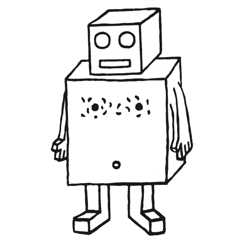 Robotron Skateboards Sticker