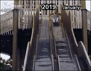 New Year Slide Fail GIF by MOODMAN - Find & Share on GIPHY