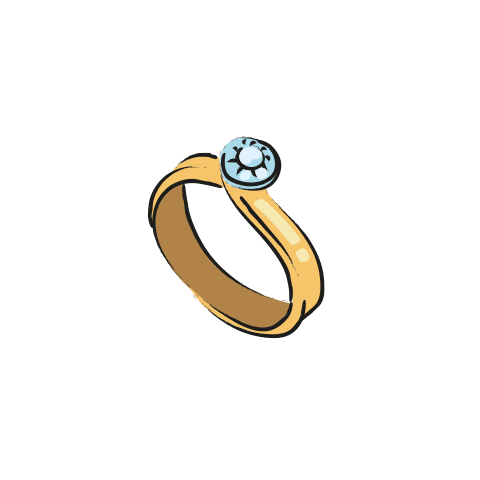 Wedding Ring Sticker by TO BE BRIDE for iOS & Android