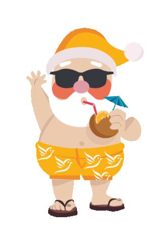 Santa Claus Christmas Sticker by LuxairTours