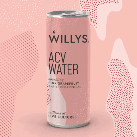 willysacv acv apple cider vinegar willys wellness acv water GIF