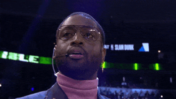 Dwyane Wade Reaction GIF by NBA