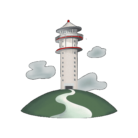 Feldbergturm Sticker by Hochschwarzwald