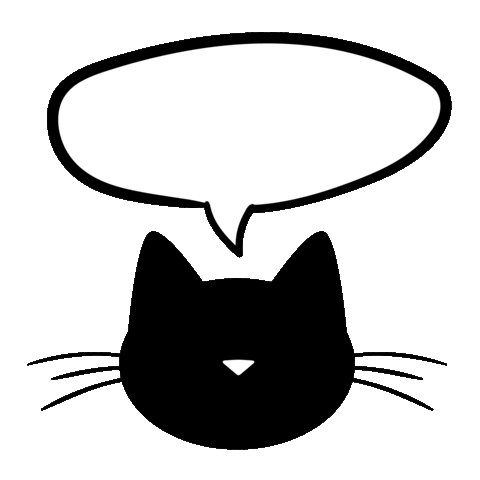 Black Cat Sticker