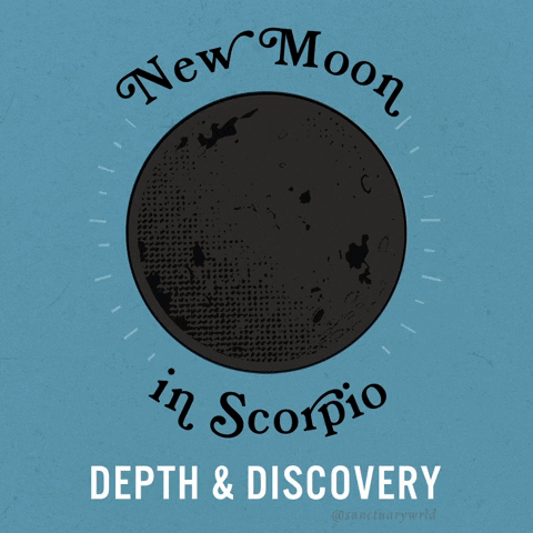 sanctuarywrld discovery astrology new moon scorpio GIF