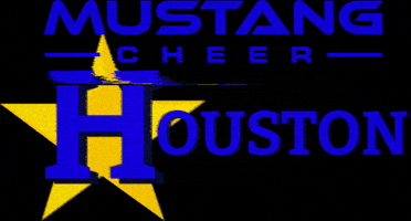 Mustang Houston GIF by Mustang Cheer