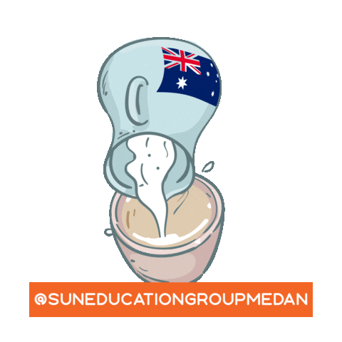 Australia Melbourne Sticker by Sun Education Group Medan