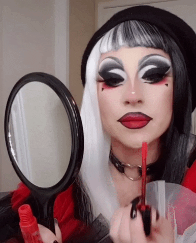 VenusEnvyDrag makeup drag lipstick drag queen GIF