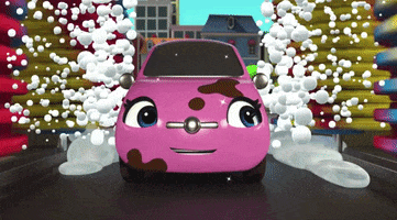 Happy Car Wash GIF by Moonbug