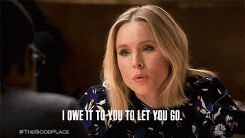 Season 4 Breaking Up GIF by The Good Place