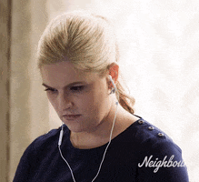 Scared Lucy Durack GIF by Neighbours (Official TV Show account)