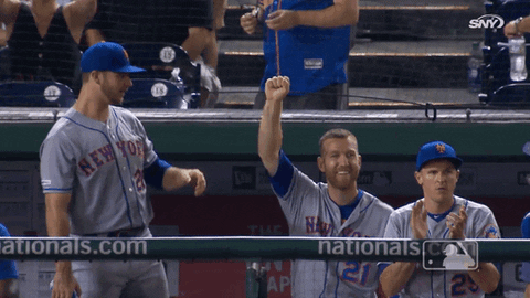Out Of The Air GIF - MLB Baseball New York Mets - Discover & Share GIFs