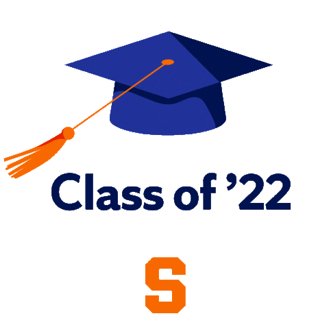 Graduation Cap Sticker by Syracuse University