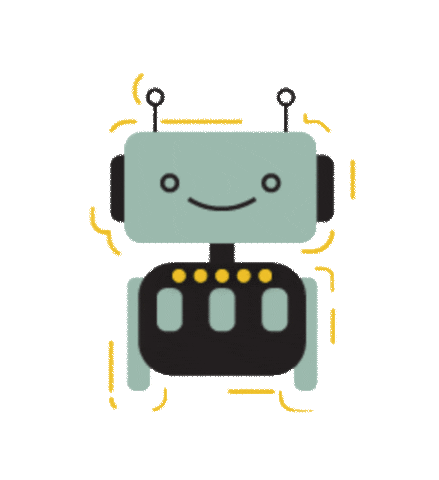 Animation Robot Sticker by alperdurmaz