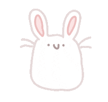 Spring Bunny Sticker by TeaBag