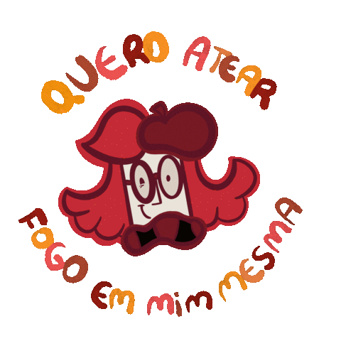 Margie Avidademargie Fogo Raiva Autosabotagem Me Odeio Sticker