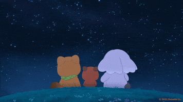 Happy Night Sky GIF