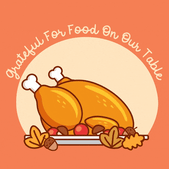 Grateful for food on our table