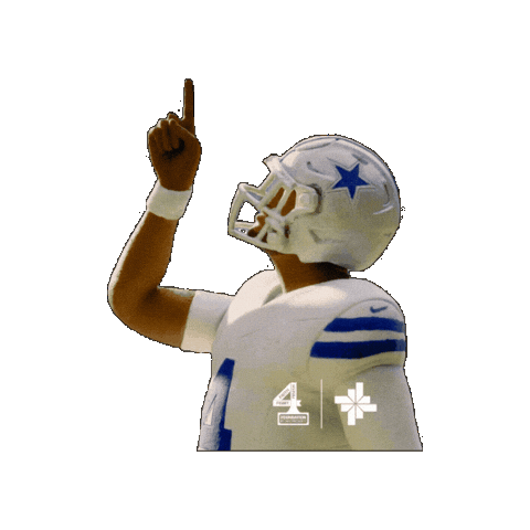 Pointing Up Dak Prescott Sticker by Baylor Scott & White Health