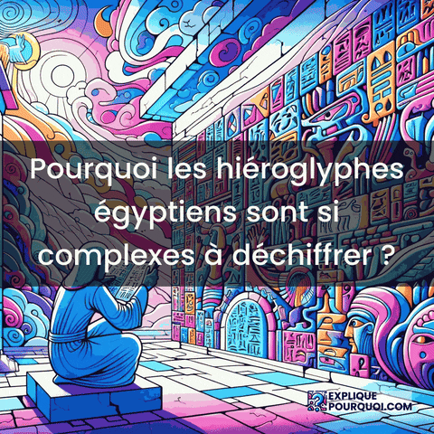 Hiéroglyphes Égyptiens GIF by ExpliquePourquoi.com