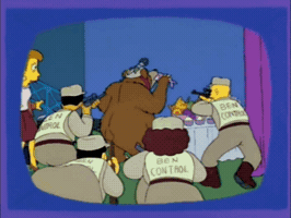 Wild Bear GIF by The Simpsons