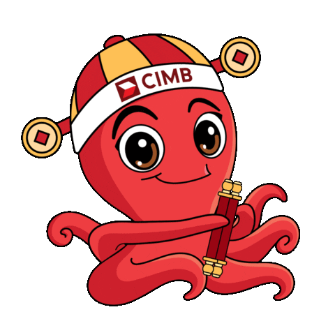 Happy Chinese New Year Huat Sticker by CIMB Bank