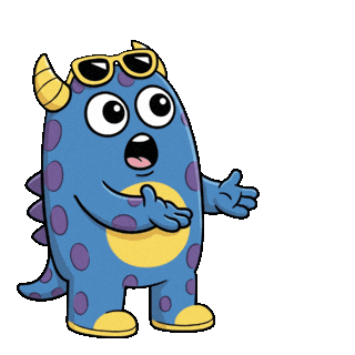 Little Monsters Wow Sticker