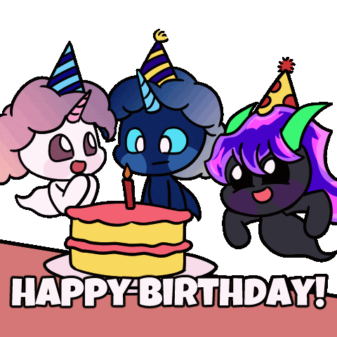 Happy Birthday Dance Sticker by Christophers Genie