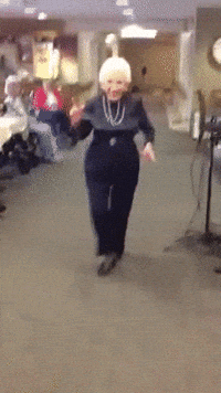 funny old lady dancing pictures