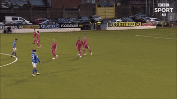Goal Chip GIF by Cliftonville Football Club