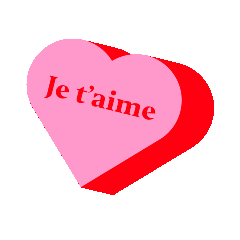 Jetaime Sticker by Volontiers