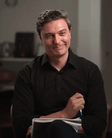 Amused Smirk GIF by Pretty Dudes