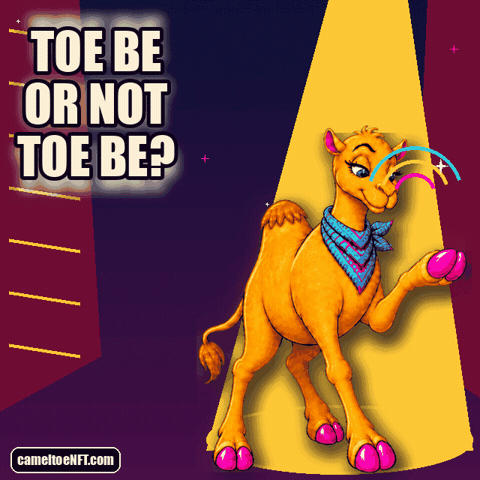 To Be Or Not To Be Thinking GIF by CamelToe