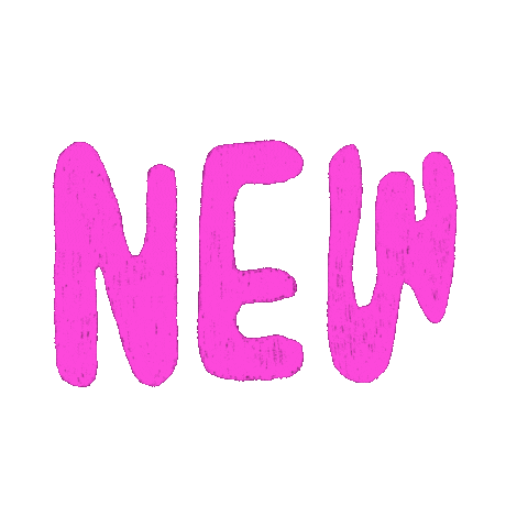 Pink Lettering Sticker