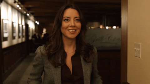 Aubrey Plaza Christmas GIF by HULU - Find & Share on GIPHY