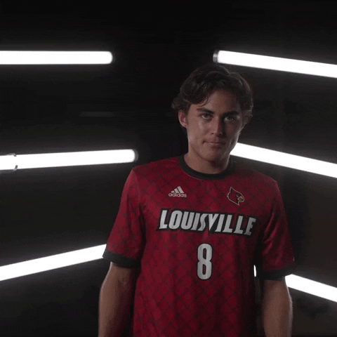 Shrug GIF by Louisville Cardinals