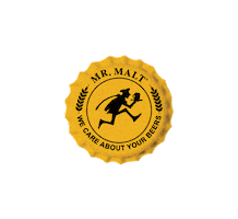 Mr. Malt Sticker