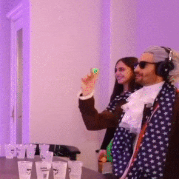 Beer Pong Party GIF