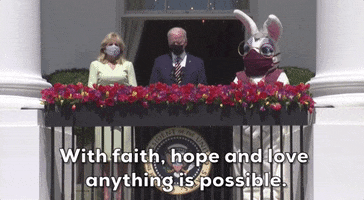 Joe Biden Easter GIF by GIPHY News