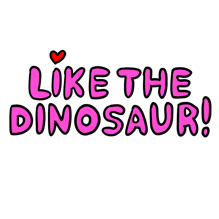 Dinosaur Dino Sticker by Luigi Segre