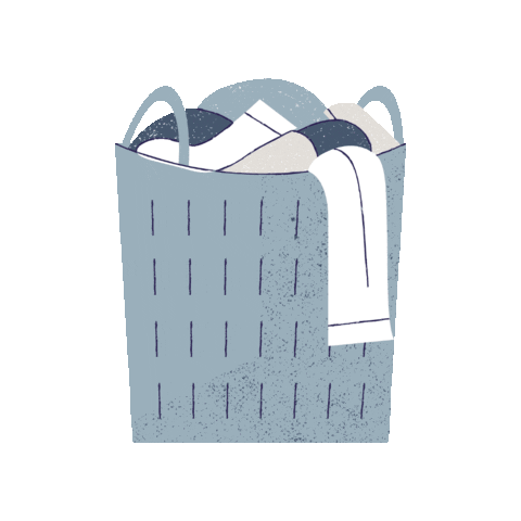 Vasketøj Sticker by Oprydningsnørden