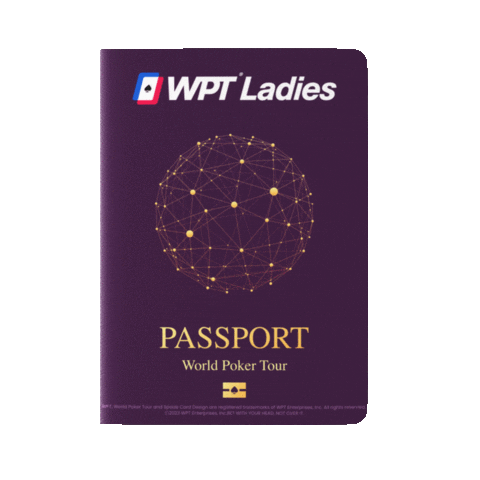 Ladies Passport Sticker by World Poker Tour