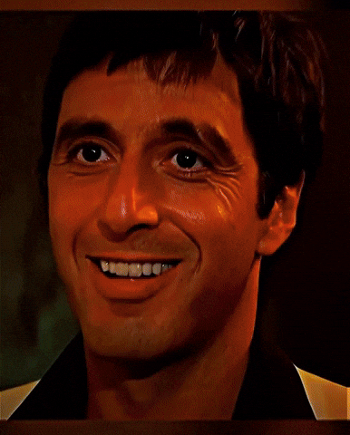 Celebrity gif. We flash through a montage of charismatic actors smiling, including Brad Pitt, Aaron Paul, Ryan Gosling, Jake Gyllenhaal, ______. 