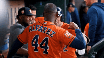 High Five Houston Astros GIF by MLB
