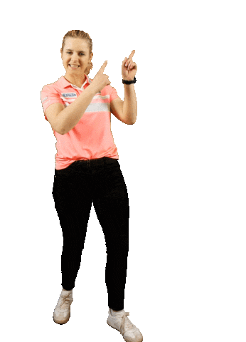 Golf Click Here Sticker by Anastasia Mickan